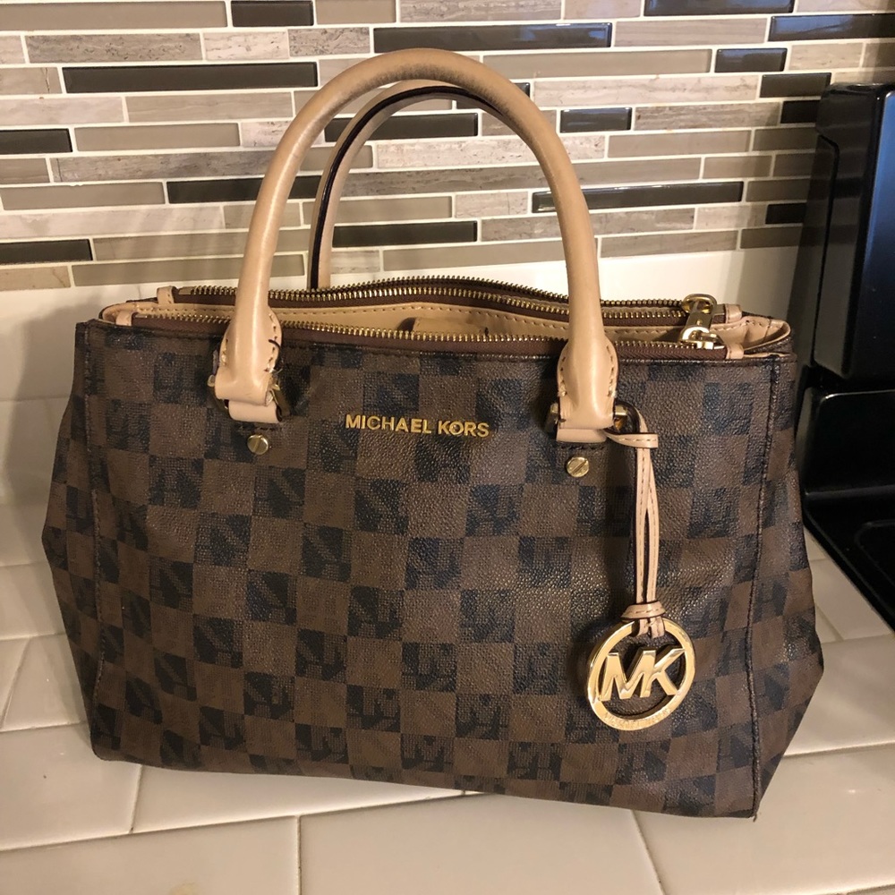 Checkered Michael kors Bag